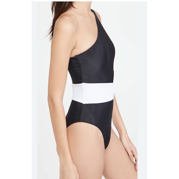 ✨ BEACH RIOT “Carlie” One-Shoulder Cutout Swimsuit – Size S – Made in USA - Picture 14 of 16